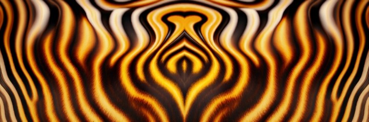 Background with a pattern of tiger stripes, tiger color. Tiger skin background or texture.