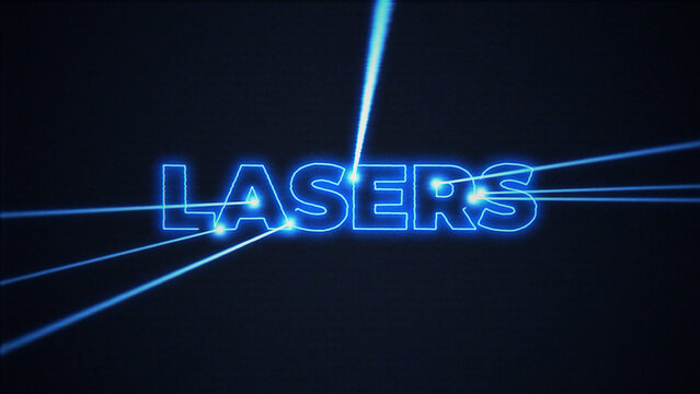 Retro Laser Titles