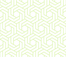 A pattern that is lime green and white