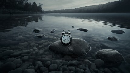 Concept of timelessness. AI generated