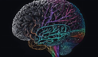 ニューラルネットワークを表現したイラスト