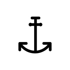 Anchor icon vector. Anchor sign. marine symbol