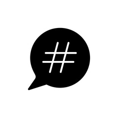 Hashtag icon vector. hashtag simbols