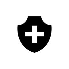 Health insurance icon vector. medical insurance icon