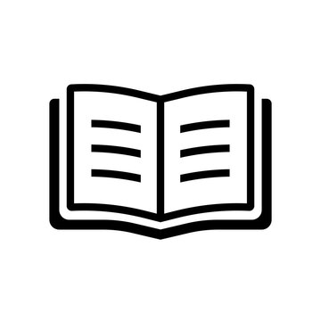 open book guide manual outline icon