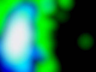 Abstract blur background image of black, green colors gradient used as an illustration. Designing posters or advertisements.