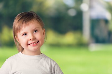 Modern small school student thinking expression