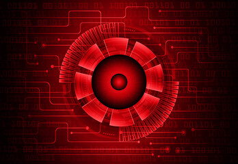 eye cyber circuit future technology concept background
