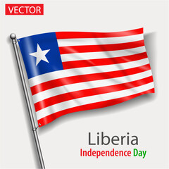Liberia country flag independence day