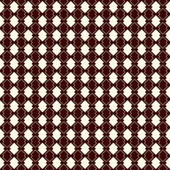 Seamless pattern with diamond grid. Arrows motif. Simple print with repeated pointers. Geometric abstract background.