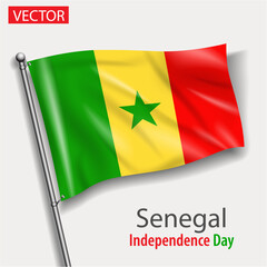 Senegal country flag independence day