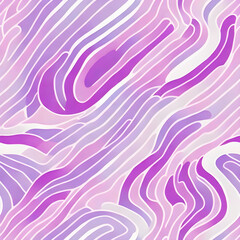 seamless background watercolor lines and waves, purple shades colors , minimalist tiling art , Generative AI