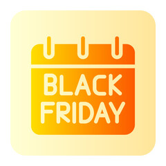 black friday gradient icon