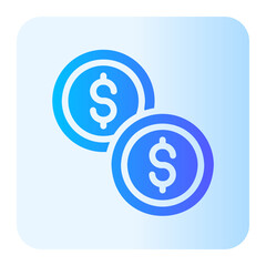 coin gradient icon