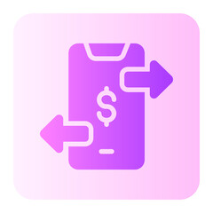 transaction gradient icon