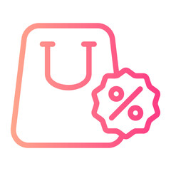 discount gradient icon