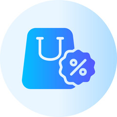 discount gradient icon