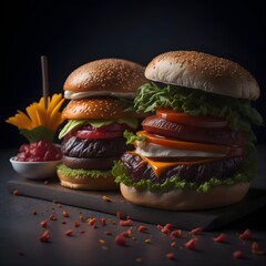 FAST FOOD IMAGES, SCALED UP, 8K