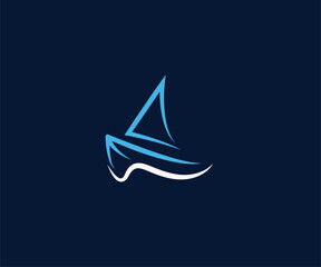 Sailboat logo design