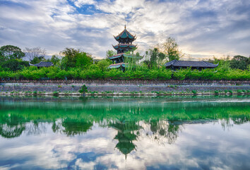 Chongli Pavilion, Wangjiang Tower, Chengdu, Sichuan, China
