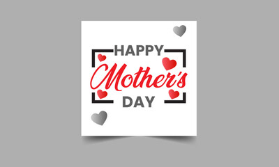 Mothers day for woman and child love you mum message