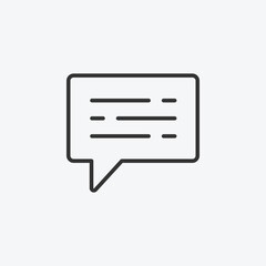 feedback vector icon for web and mobile app 
