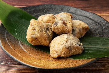 鯖鼻水煮の竜田揚げ