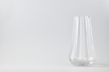Glass vases for flower arrangements