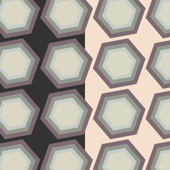 Abstract geometric vector seamless pattern with neutral color texture polygons with no background. Modern wallpaper, background graphic element