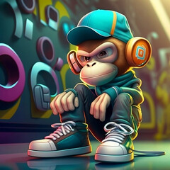 Mascot Character Monkey