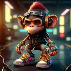 Mascot Character Monkey