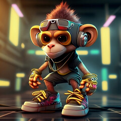 Mascot Character Monkey