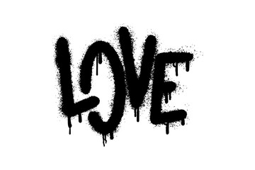 awesome graffiti love. vector illustration.