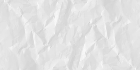 White creased crumpled paper sheet texture can be use as background. Ragged White Paper, white waxed packing paper texture.	