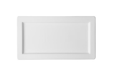 white plate on transparent png