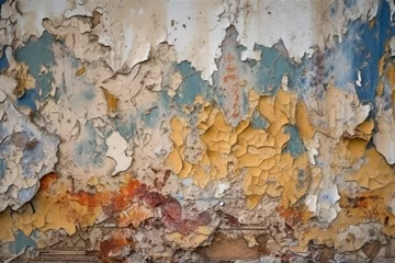 Photo sur Plexiglas Vieux mur texturé sale wall background with peeling paint