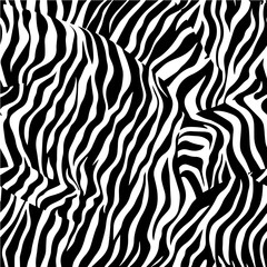 Zebra stripes texture 7, seamless vector SVG with transparency