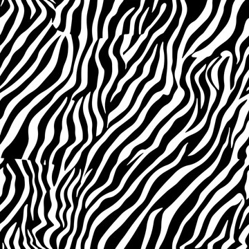 Zebra stripes texture 12, seamless vector SVG with transparency