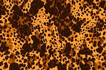Fototapeta na wymiar Leopard fur background