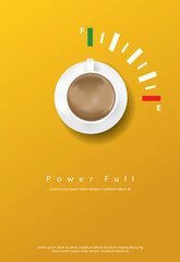 Coffee Poster Advertisement Flayers Vector Illustration