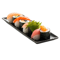 sushi on a plate