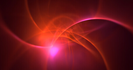 3D rendering abstract colorful fractal light background