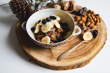 Warming healthy breakfast 