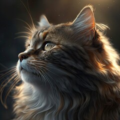 portrait of a cat