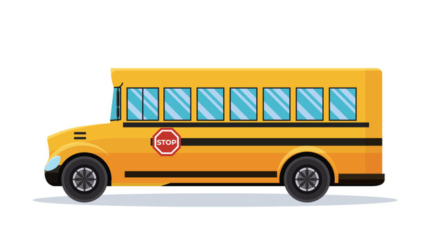 public transport bus vector illustration	
