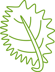 leaf line illustration