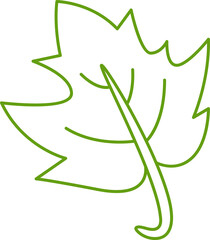 leaf line illustration
