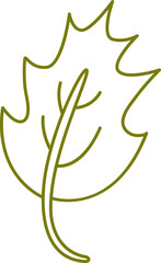 leaf line illustration