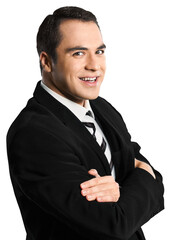 Businessman portrait arms folded