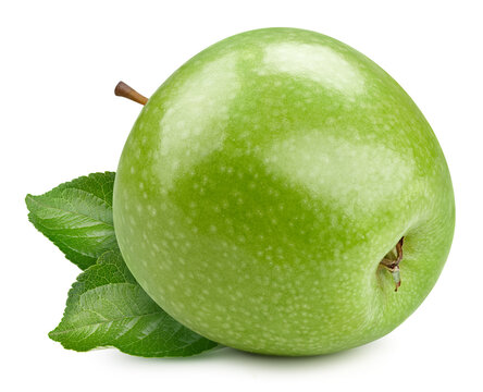Green apple isolated on white background